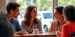 Social English conversation practice